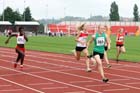Womens under-17s 100 metres at the Gateshead Tartan Games Open.